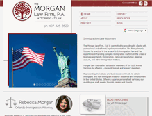 Tablet Screenshot of morganlawcounselors.com